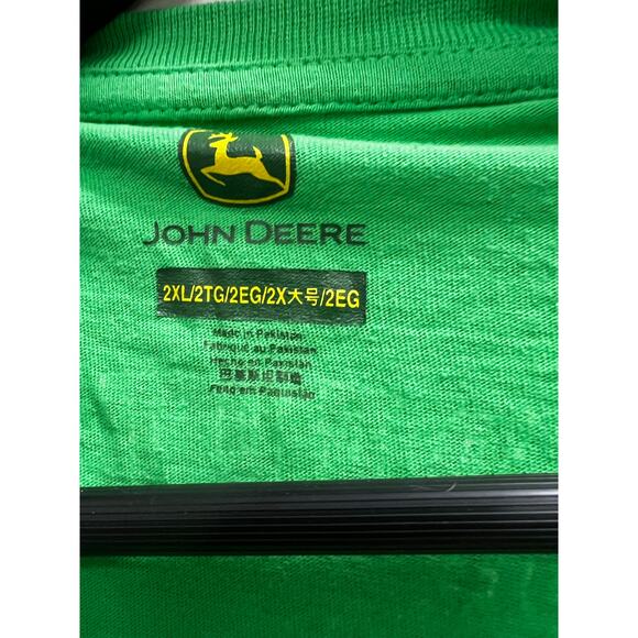 JOHN DEERE Green Woman’s graphic logo tee plus sz XXL 2X - Picture 5 of 5